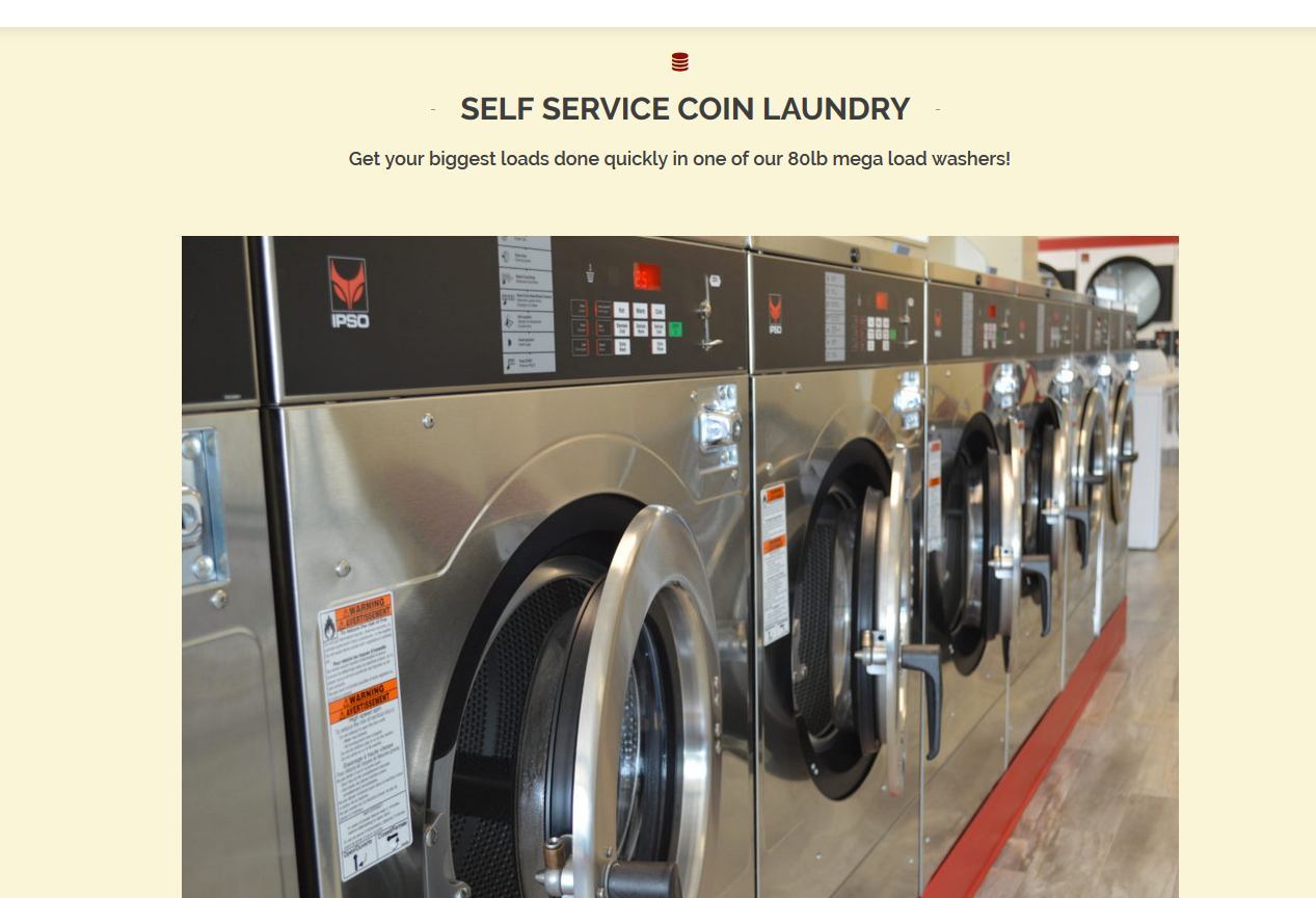 How to make a laundromat website