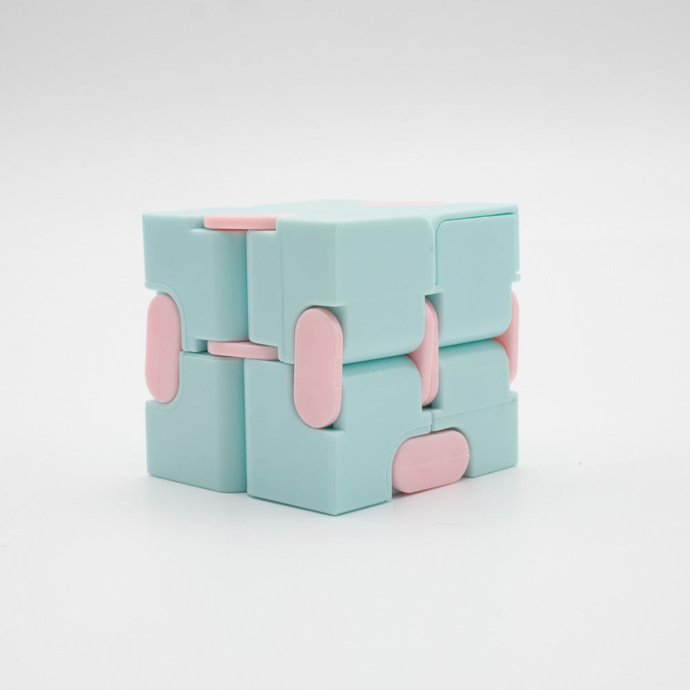 infinity cube blue and pink