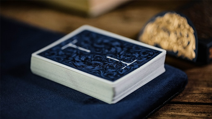 Playing Cards by TCCCollectable Poker Deck Blue Luxury Sword T