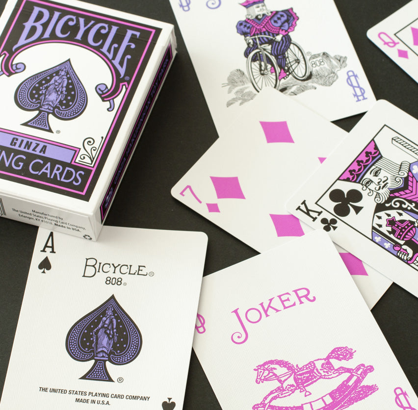 Bicycle GINZA Playing Cards  2 Decks  Japan Limited Edition  Rare  Brand New F/S 