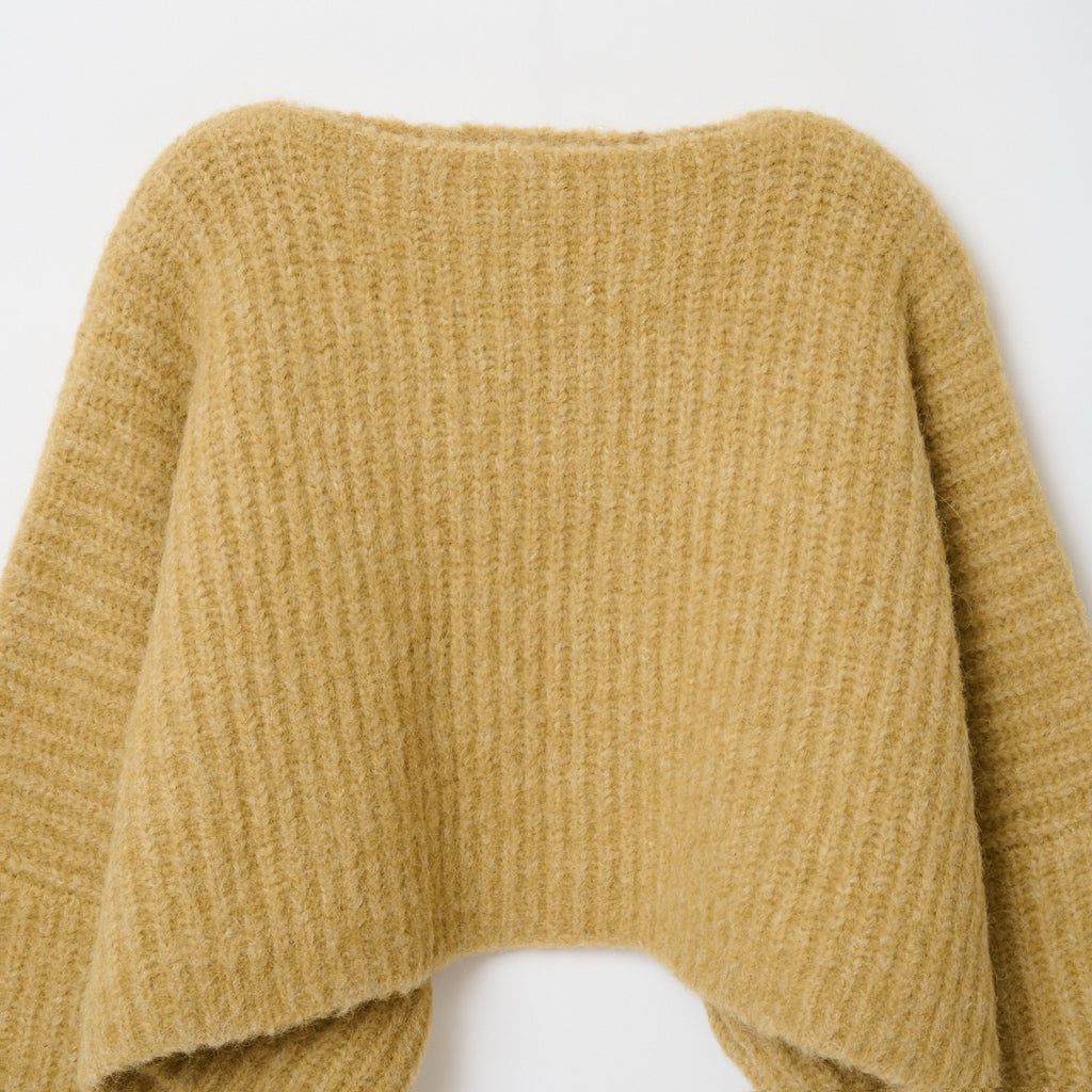 THE SHISHIKUI ALPACA YELLOW KNIT