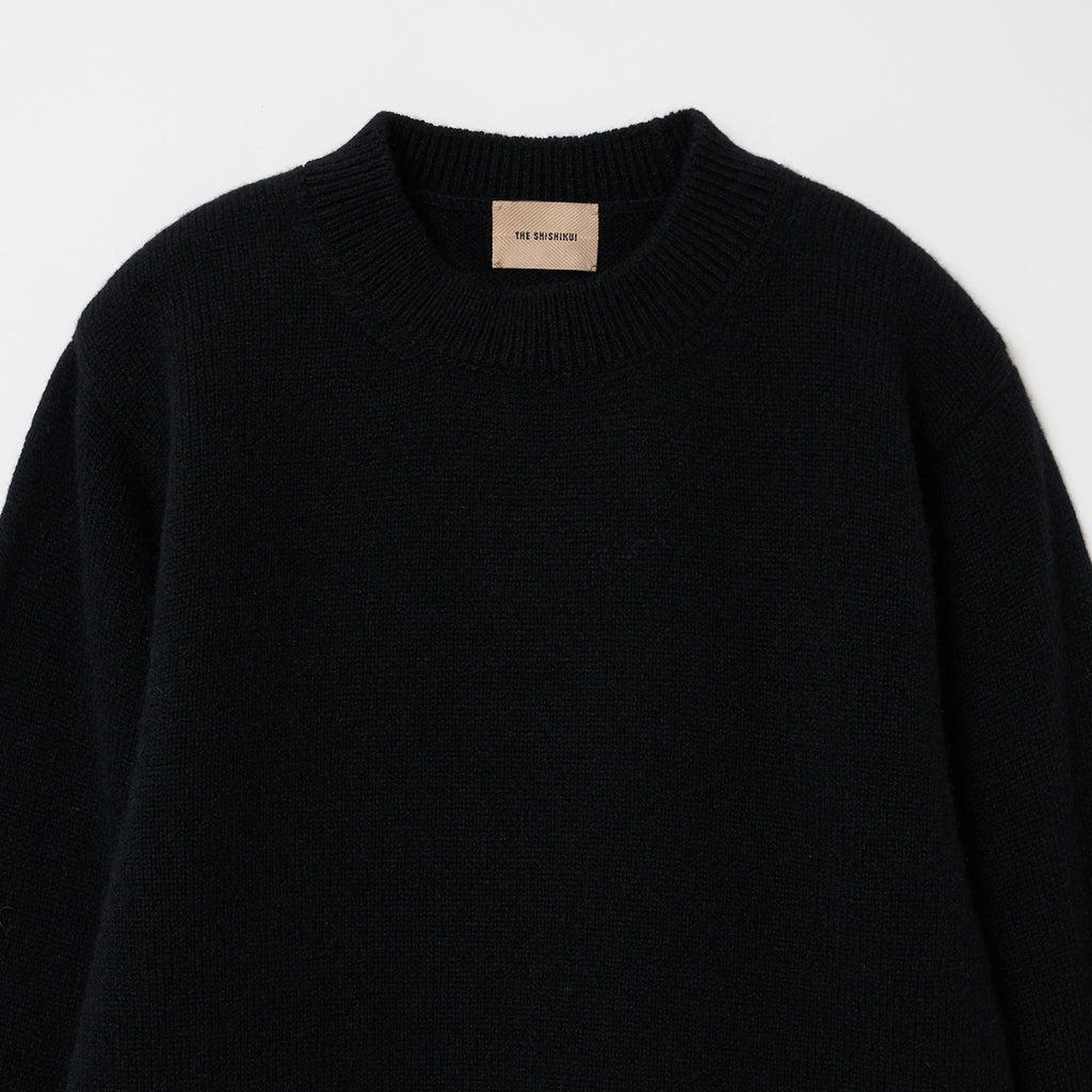 THE SHISHIKUI ALPACA KNIT BLACK bologna.epu.edu.iq