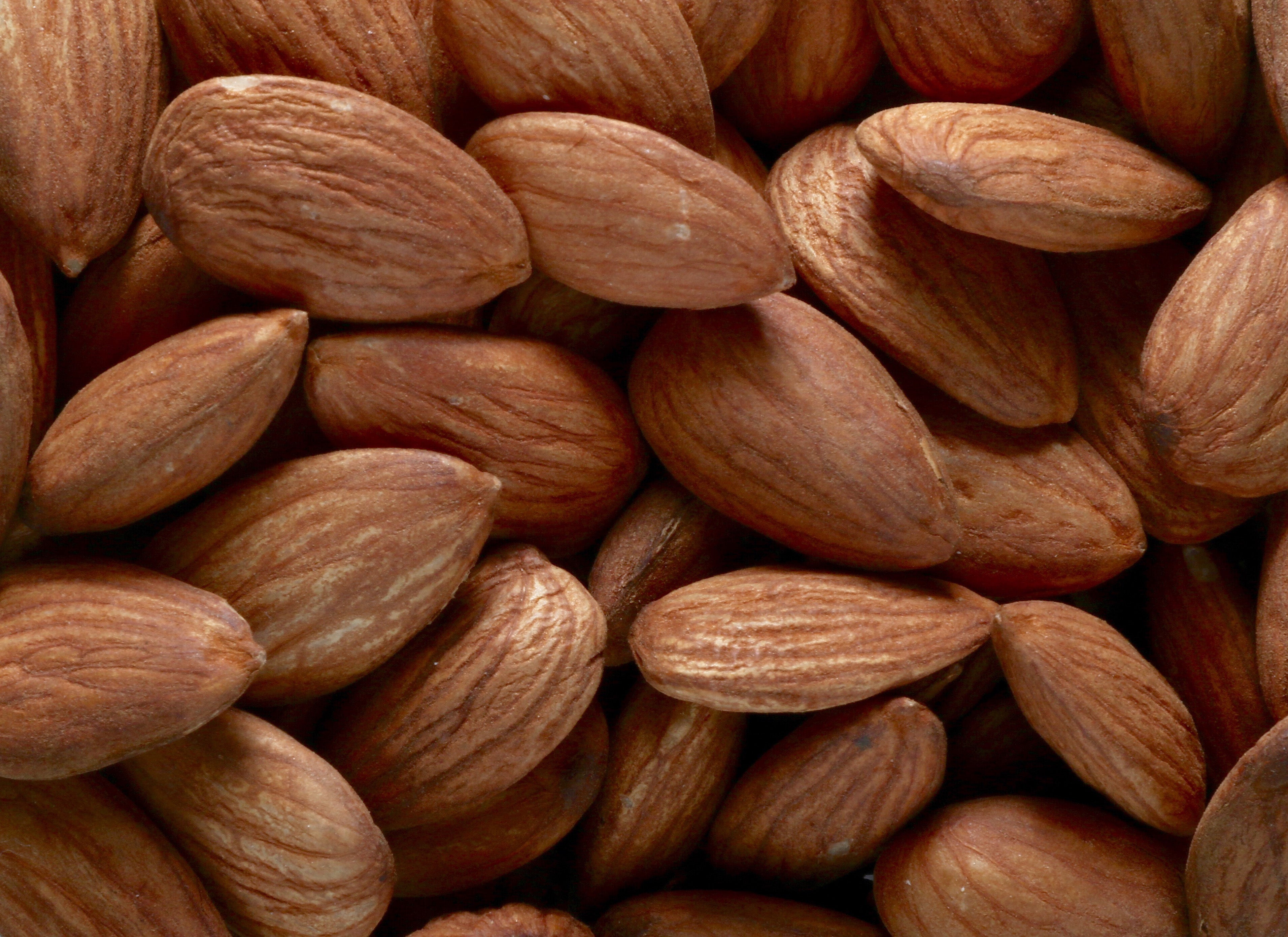 Almonds for making almond butter, a paleo peanut butter alternative