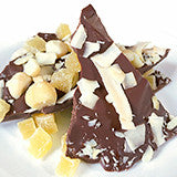 Macadamia Chocolate bark (peppermint bark) that's Paleo