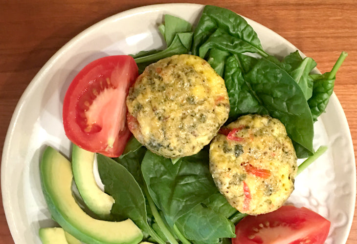 Pizza egg Paleo muffins