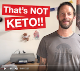 That's Not Keto, an explanation of what the keto diet is and isn't along with the common misconceptsion and how you can gain all the benefits of a low carb lifestyle