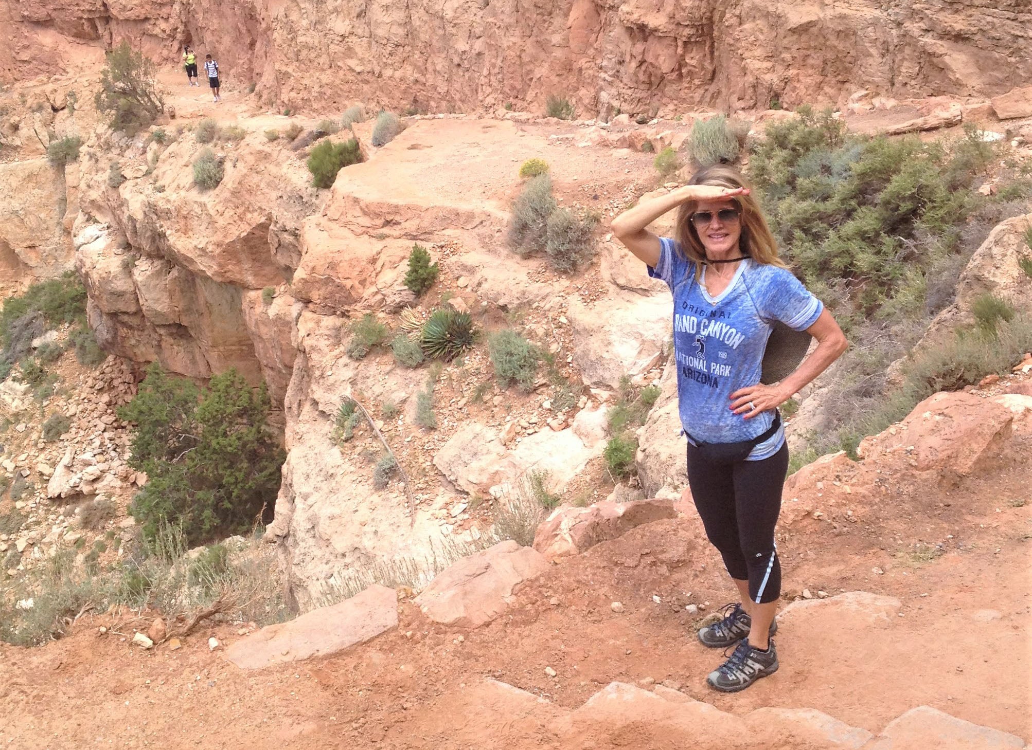 Tina Turbin in the Grand Canyon