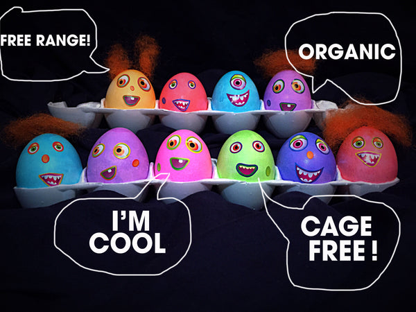 What's the difference between free range, organic, and cage free eggs?