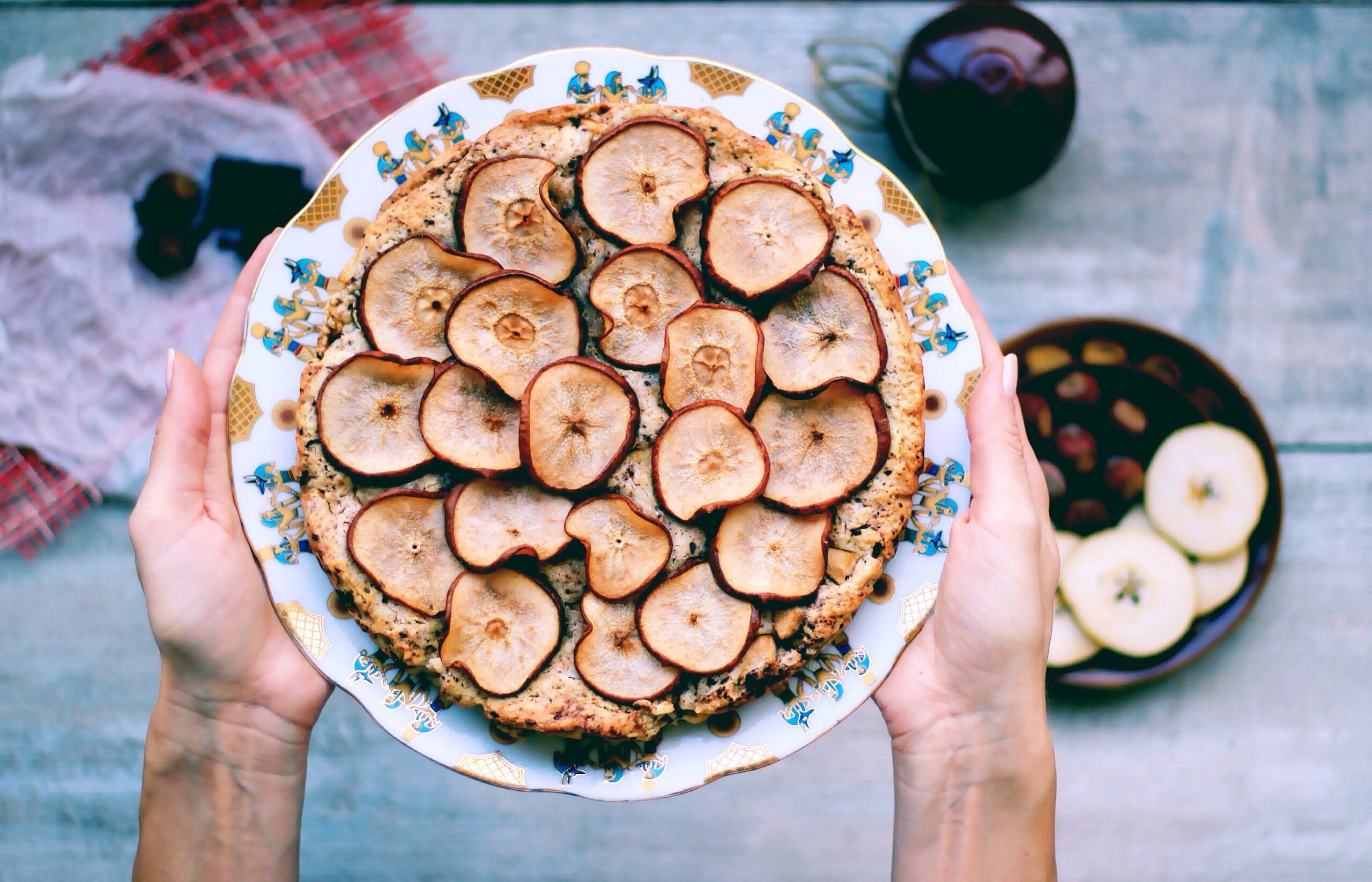 Healthy apple pie