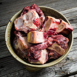 A bowl of bones; the beginnings of a great broth.