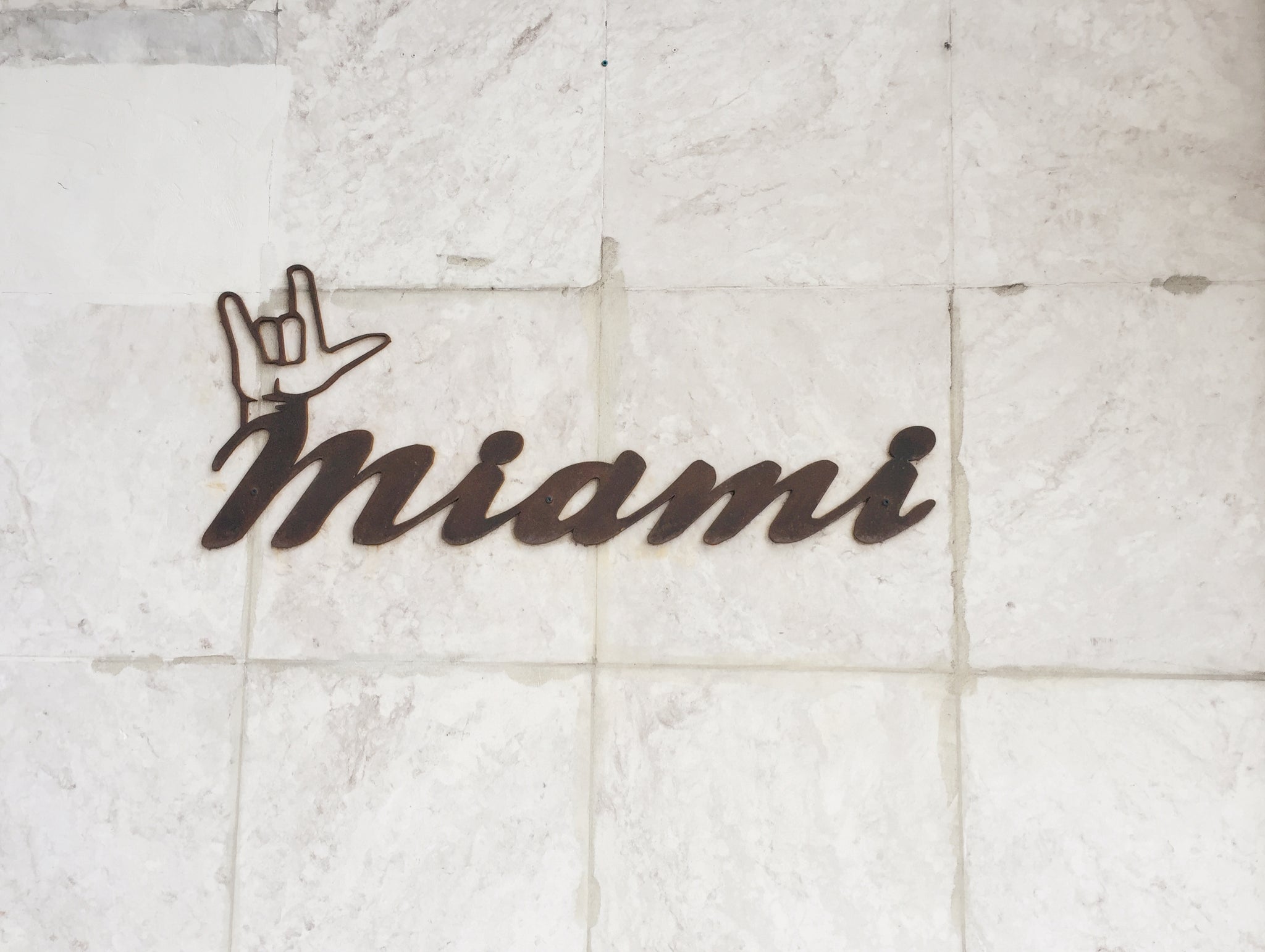 Miami sign