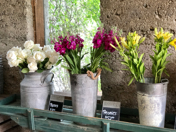 flowers at the market