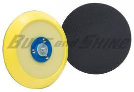 Buff and Shine 6" Flex Edge Center Ring DA Grip Backing Plate 