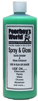 Poorboy’s World Spray & Gloss 32 oz