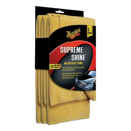 Meguiar's Supreme Shine® Microfiber Towel - 3-Pack