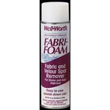 Well-Worth Fabri-Foam Fabric &#38; Velour Spot Cleaner 20 oz