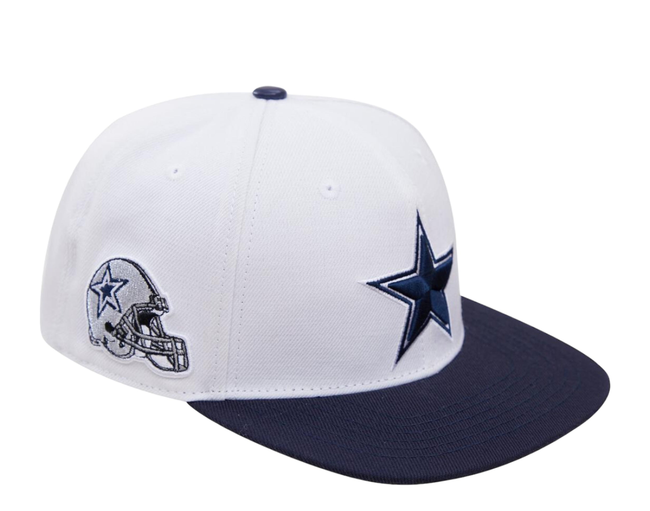 Men's New Era Emmitt Smith White Dallas Cowboys Helmet #22 9FIFTY Snapback  Hat