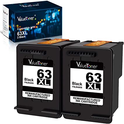 2x Ink Cartridges for HP 63 XL Envy 4520 4512 4516 4522 4523 4524 4525 4526 4527 