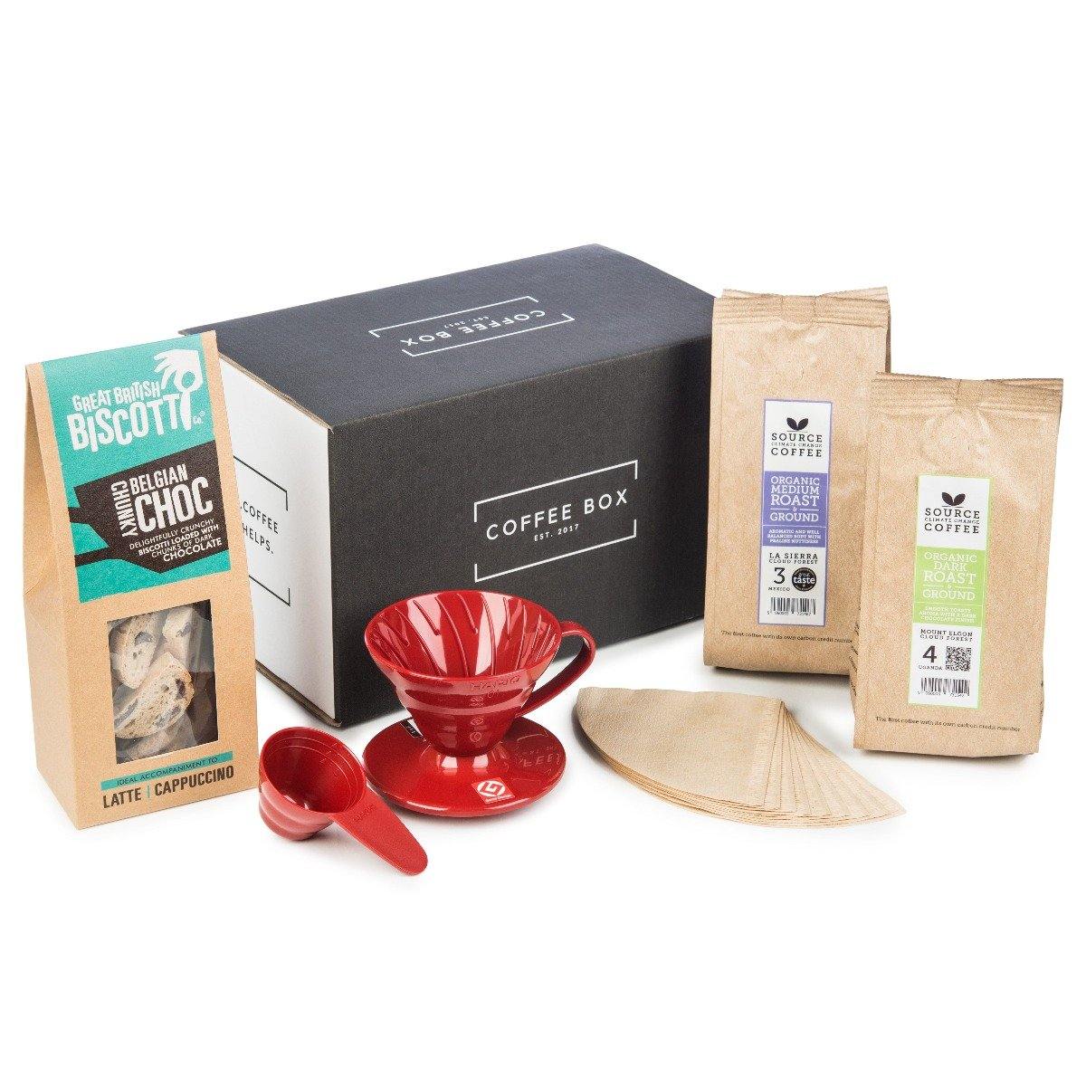 Ground Coffee & Dripper Gift Set Coffee Box