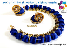 Silk thread Jewellery Making