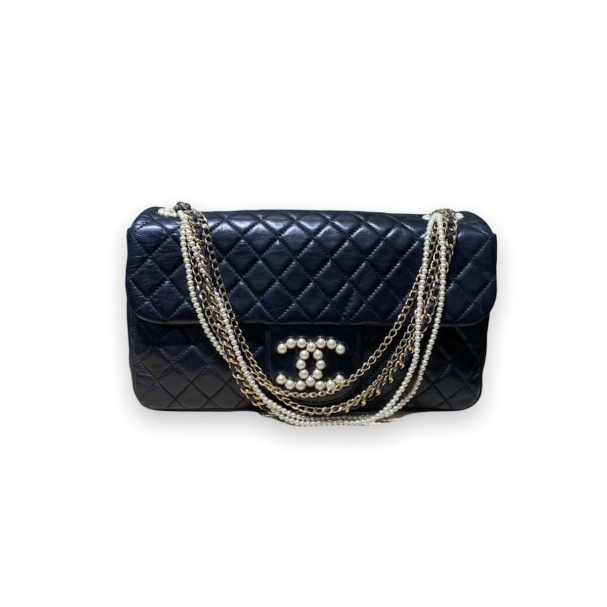 Chanel Limited Edition Westminster Pearl Chain Bag Quilted Lambsk – RELUXE1ST