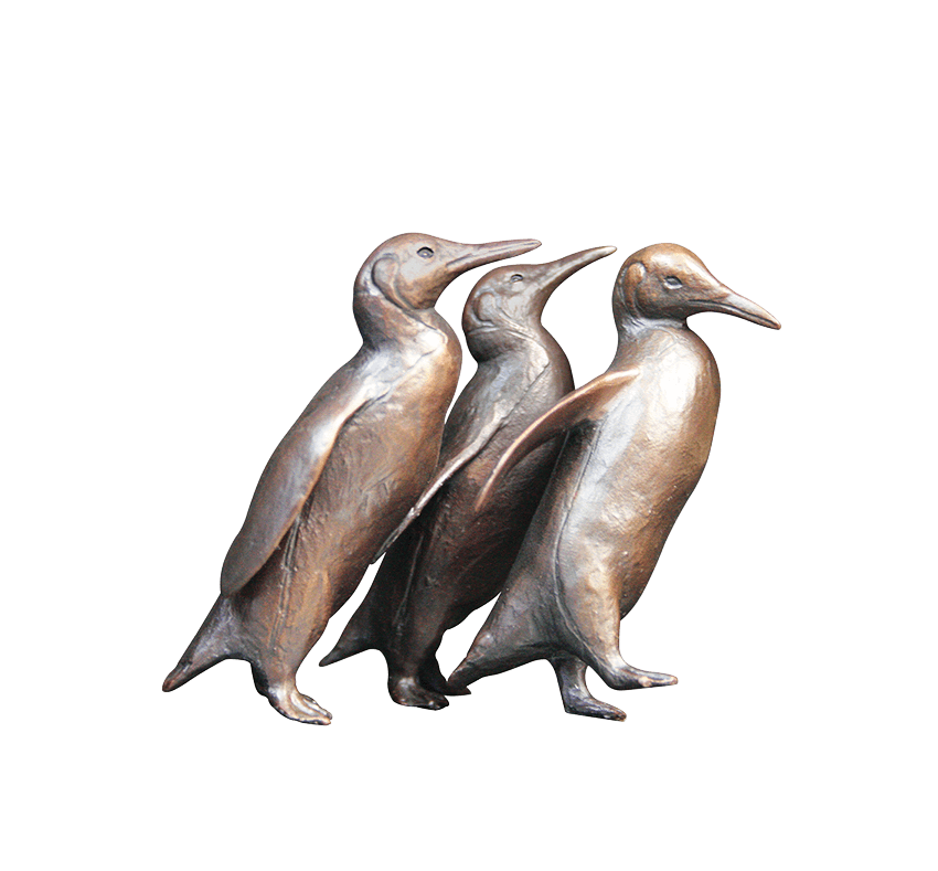 Penguin Group Solid Bronze Sculpture | Richard Cooper – Catherine Best