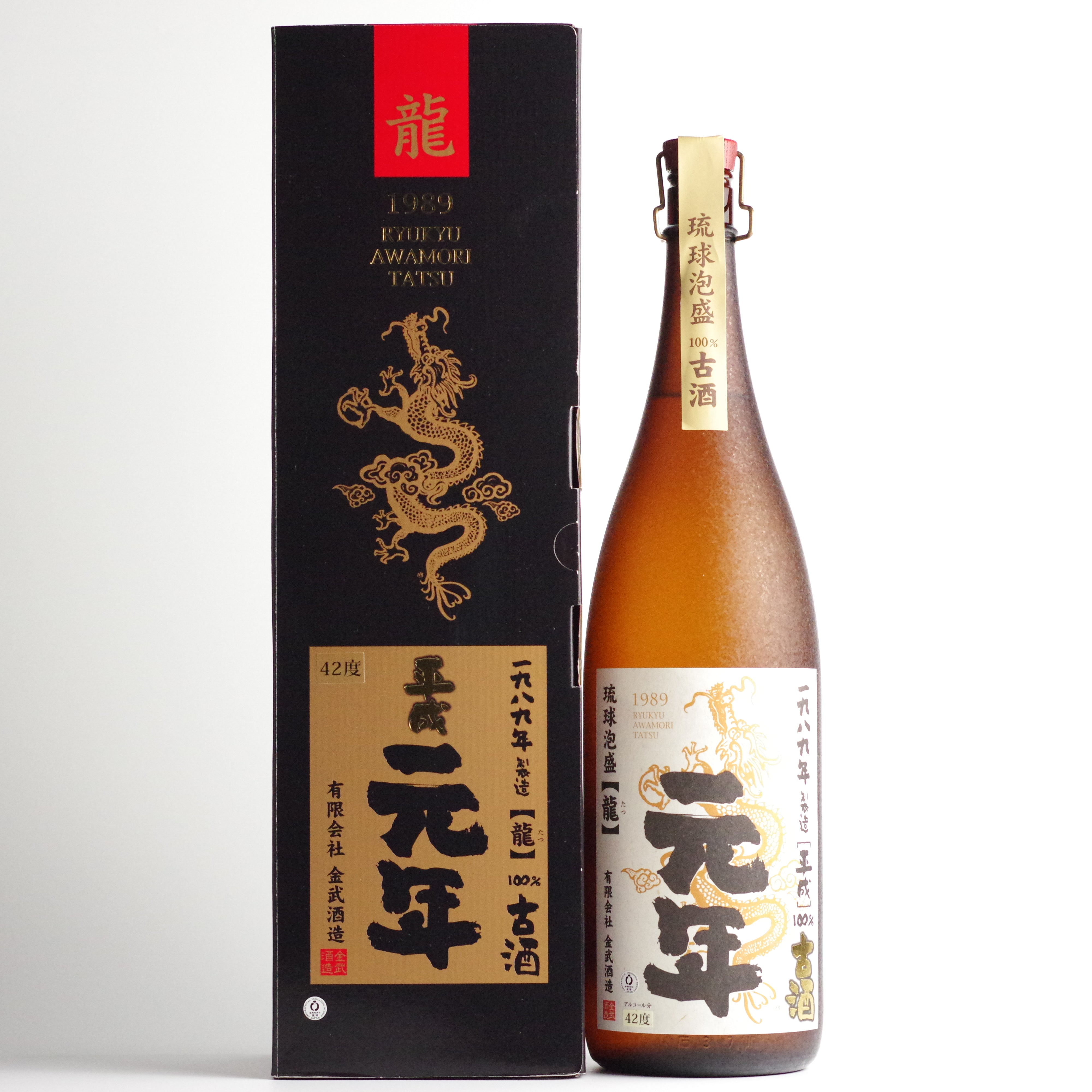 泡盛 古酒 金武酒造 龍 熟成古酒 43度,1800ml - 通販