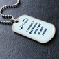 I Thought I was Normal Until I Met My Best Friend - Dog Tag Pendant