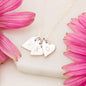 To My Daughter In Law Sweetest Hearts Necklace We Both Love The Same Man Gift For Daughter In Law