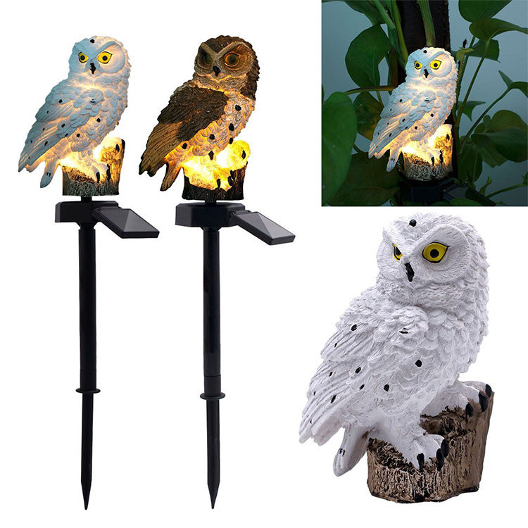 solar owl lamp