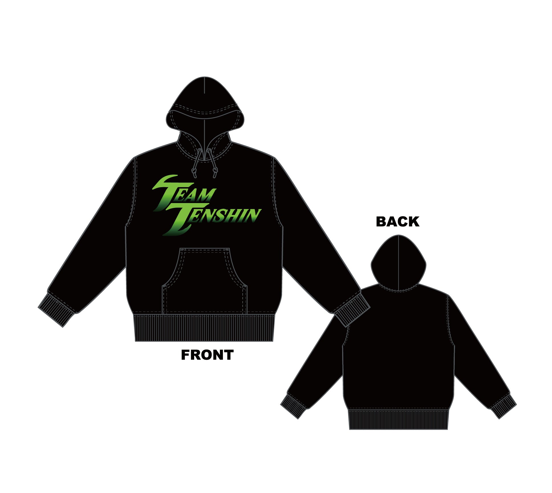 Hoodie teeam ténhin | axentit.com.mx