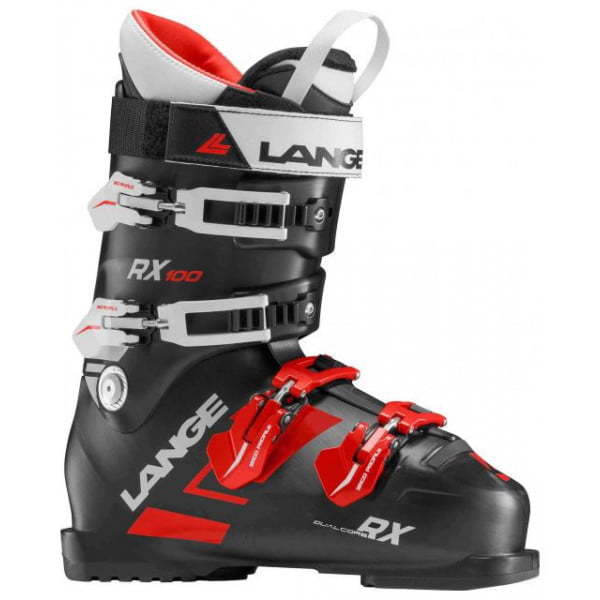 Lange RX 100 skischoenen heren zwart/rood – Snowsuits