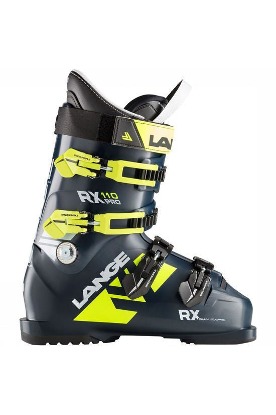 bod Realistisch jazz Lange RX 110 Pro skischoenen heren blauw/geel – Snowsuits