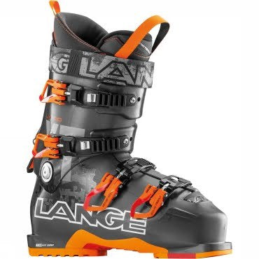 Lange skischoenen heren zwart/oranje Snowsuits