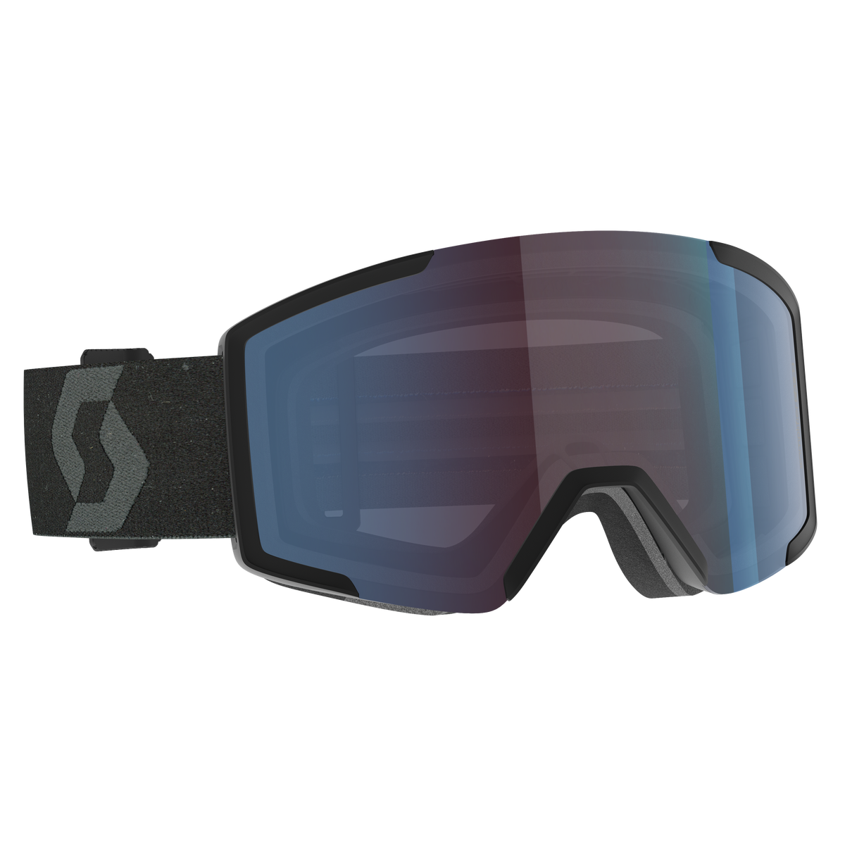 Raap bladeren op wijsvinger Evacuatie Scott Shield + extra lens skibril zwart – Snowsuits