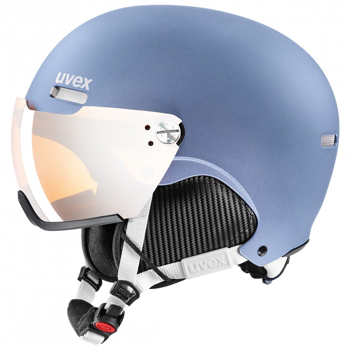 deur output Onvoorziene omstandigheden Uvex HLMT 500 Visor skihelm met vizier blauw – Snowsuits