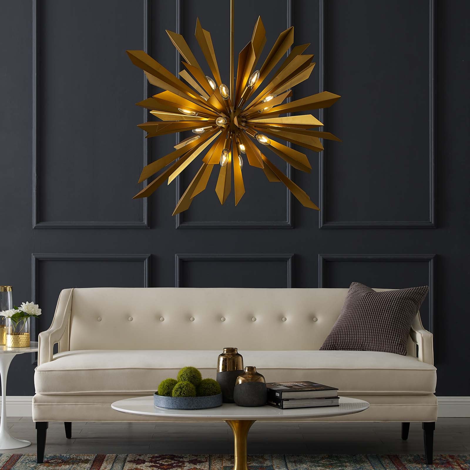 starburst pendant light