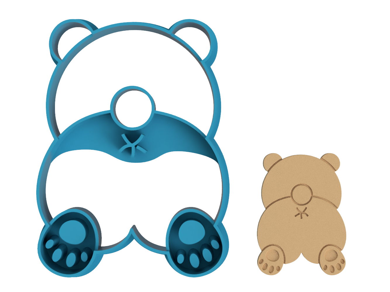 1 feet teddy bear clipart