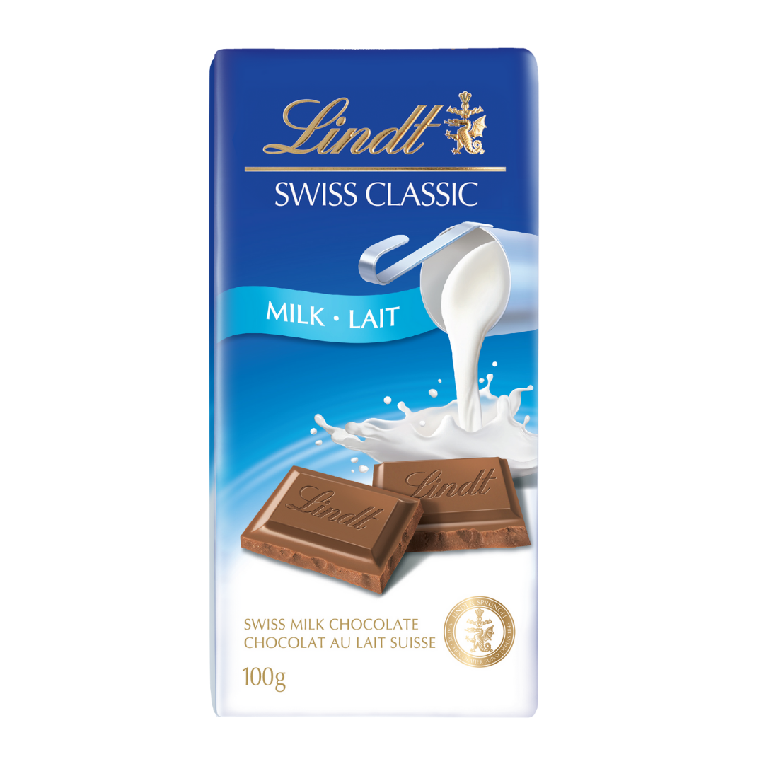 Chocolate Lindt Swiss Classic Tableta Milk 100 Gr Conyntra Fine Food 8055