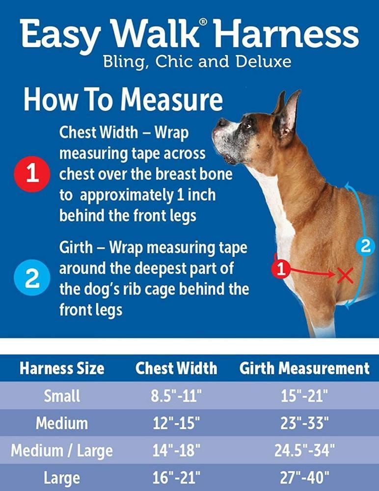 petsafe easy walk harness measurements