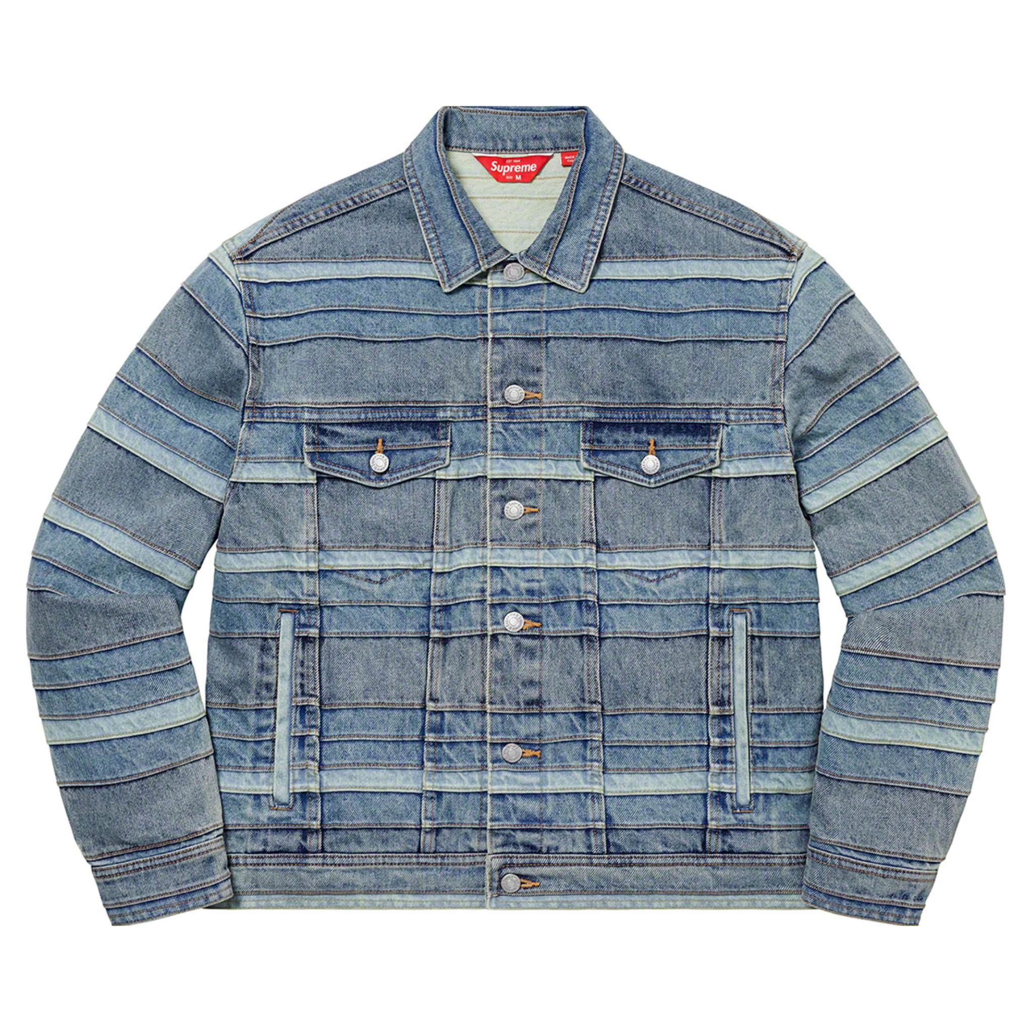 Supreme Layered Denim Trucker Jacket | www.jarussi.com.br