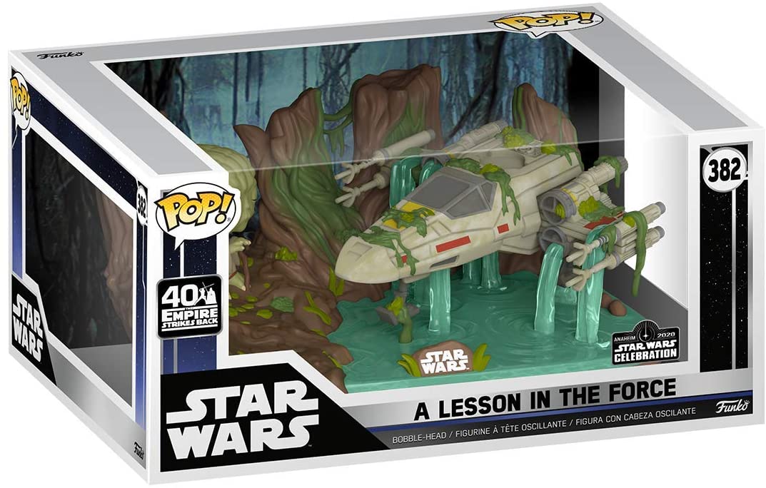 Funko Pop! Lesson in the Force Yoda Lifting X-Wing Star Wars Convention  Exclusive