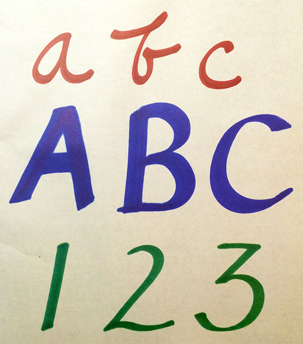 ABC 123 School Poster