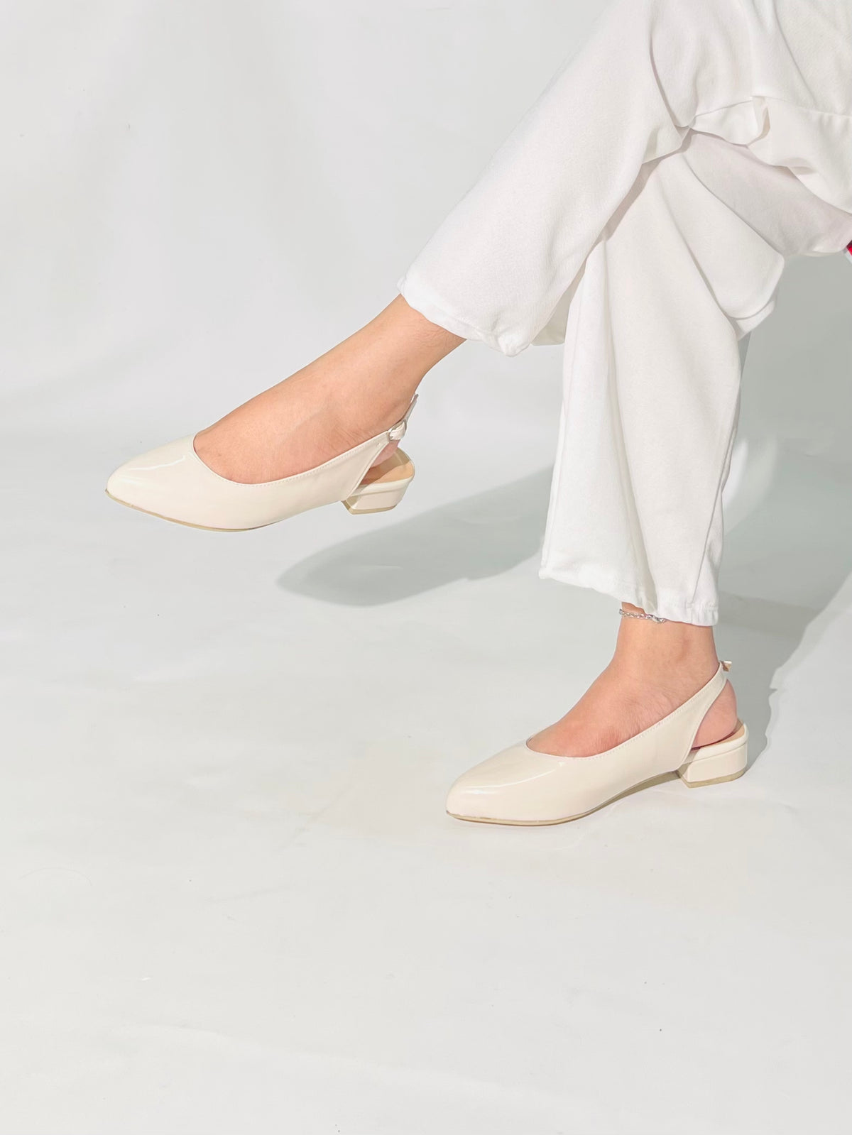 Bea Shoes Nude Glossy