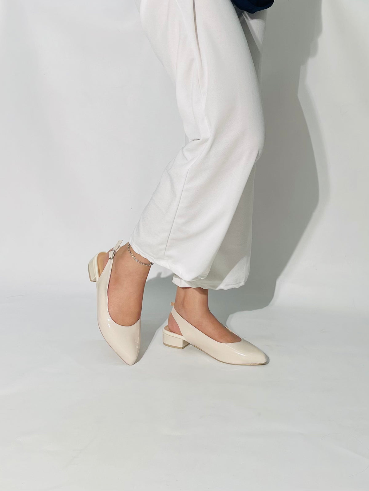 Bea Shoes Nude Glossy