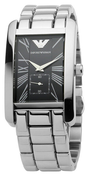 armani rectangular mens watch