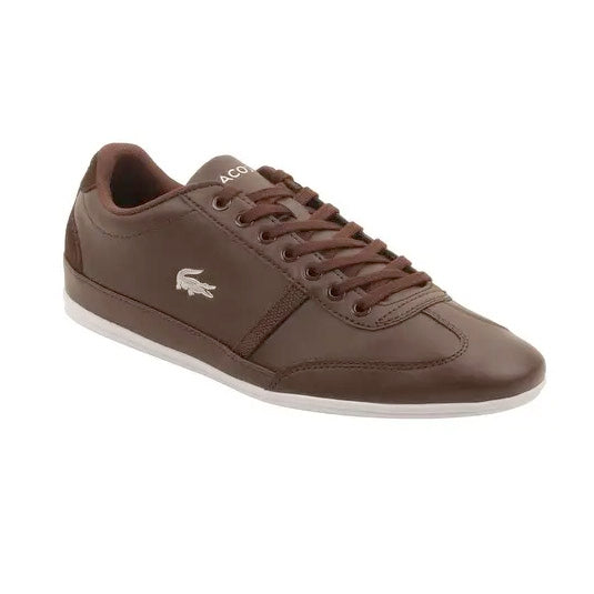 Lacoste Mens Misano Sport 118 Sneakers 7-35CAM01342A6 Dk Brown/White | Premium Lounge NY