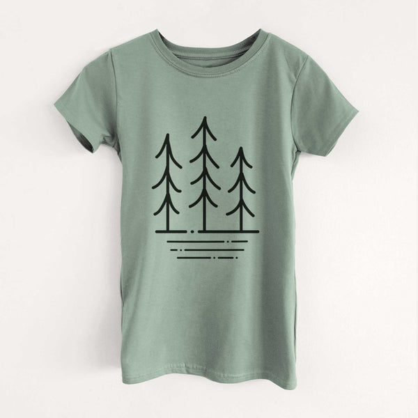 Three Trees - Women's 100% Organic Cotton Crewneck T-shirt