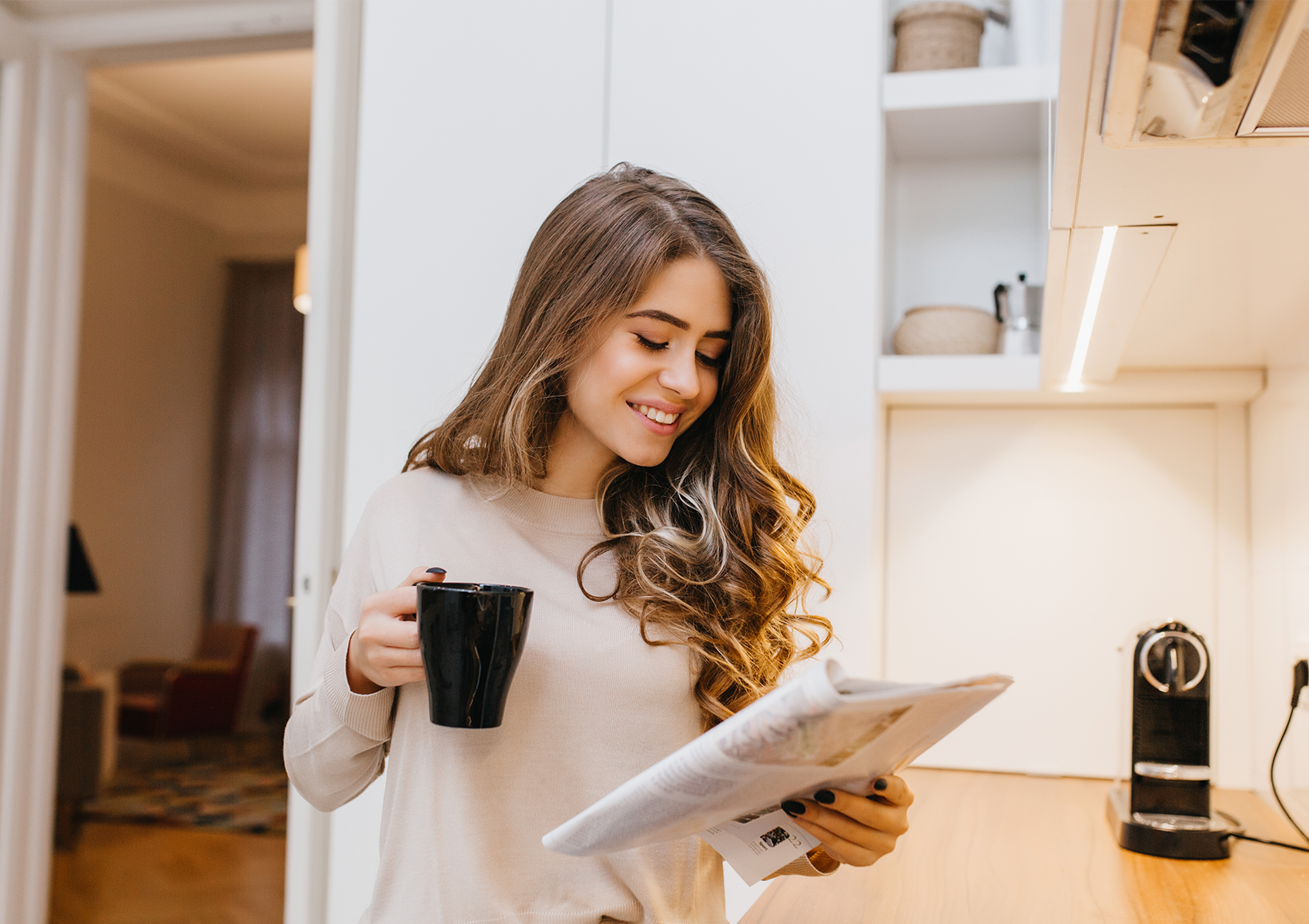 Morning breakfast home automation scene