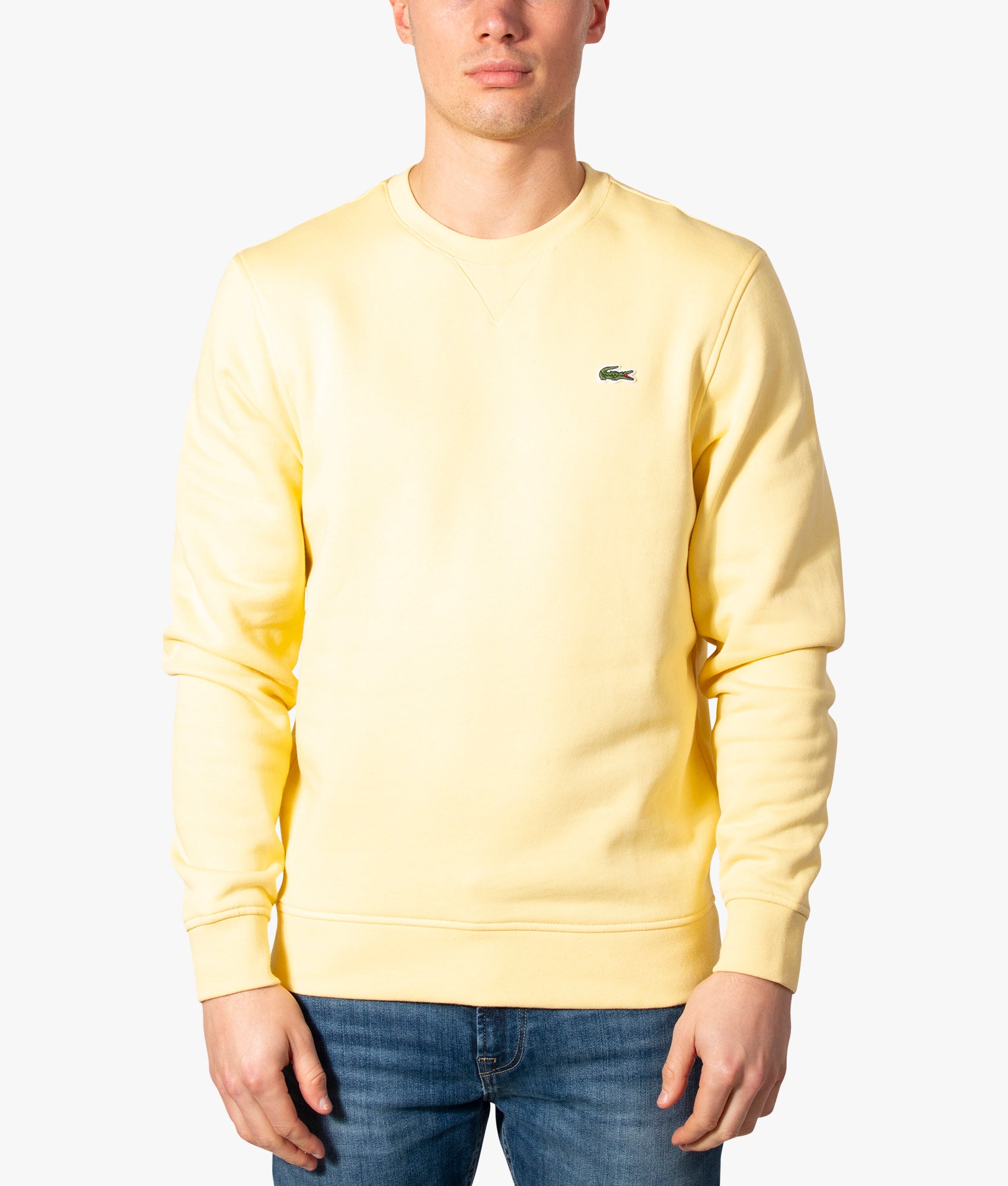 lacoste yellow sweater